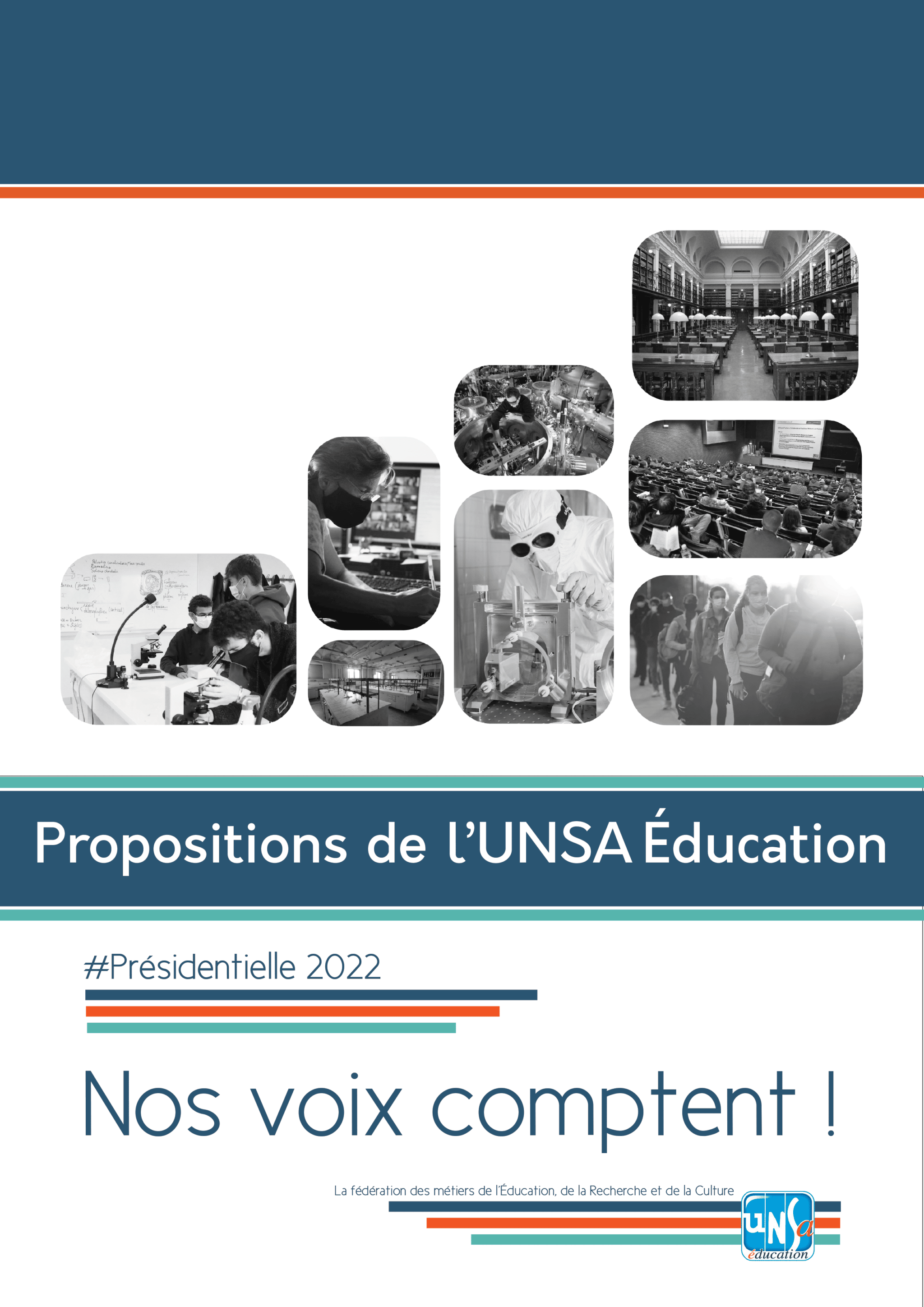 Présidentielle 2022 : les propositions de l’UNSA Éducation pour l’Enseignement Supérieur et la Recherche