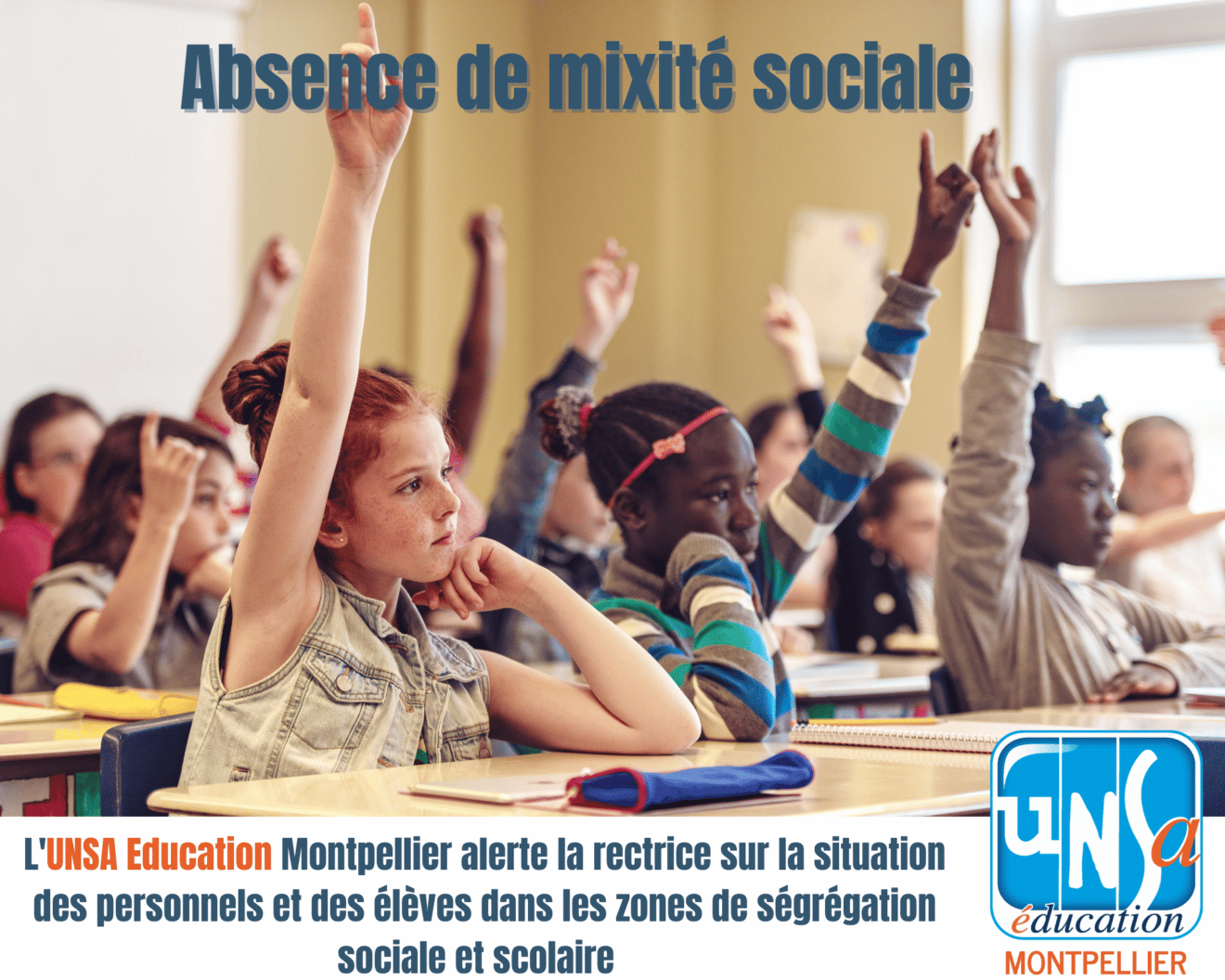 Montpellier, absence de mixité sociale à l'école l'UNSA Education ...
