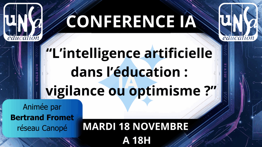 Conférence IA Unsa éducation 58