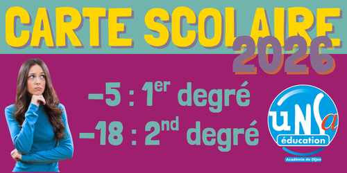 Carte scolaire 2026