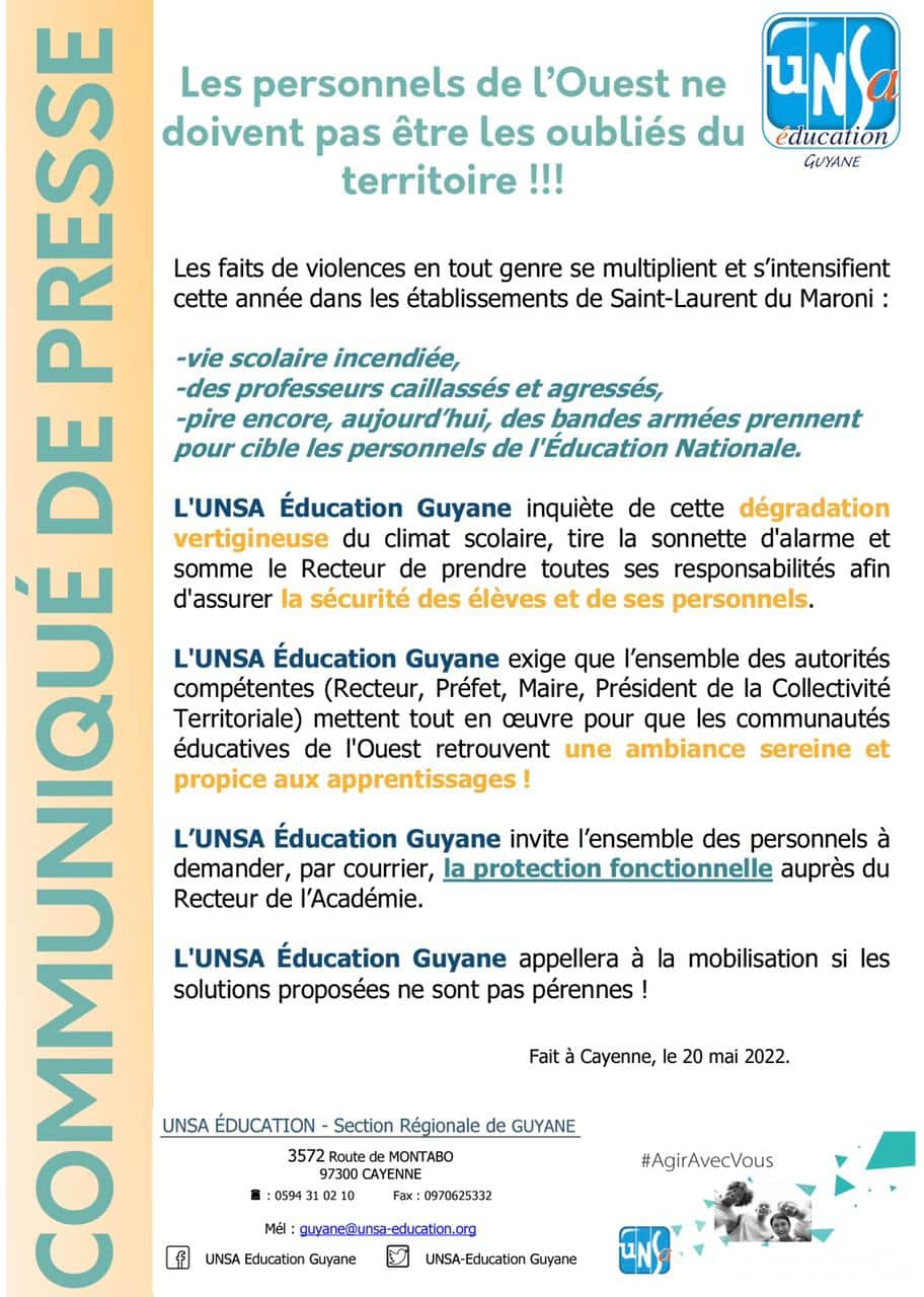 Communique-de-lUNSA-Education-Guyane-du-20-mai-2022